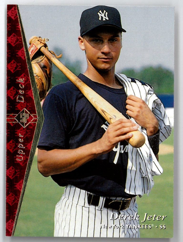 Derek Jeter Yankees 1995 Upper Deck SP Baseball Rookie Card (RC) #181