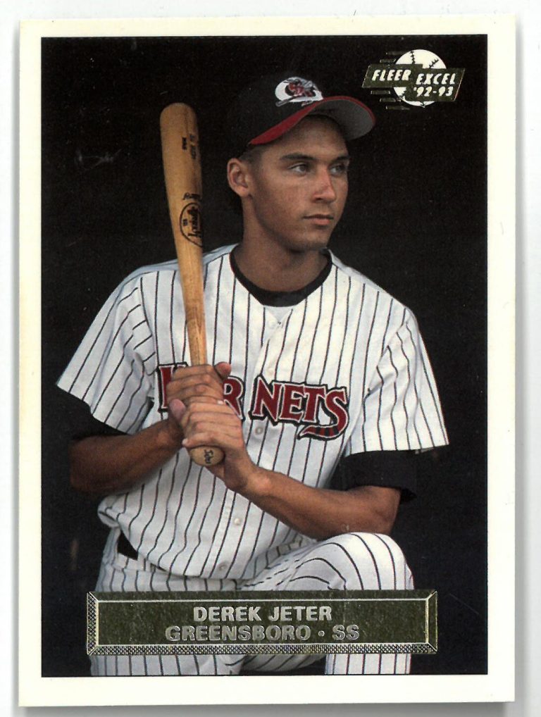Derek Jeter 1992-93 Fleer Excel Minor League Baseball Rookie Card (RC) #210