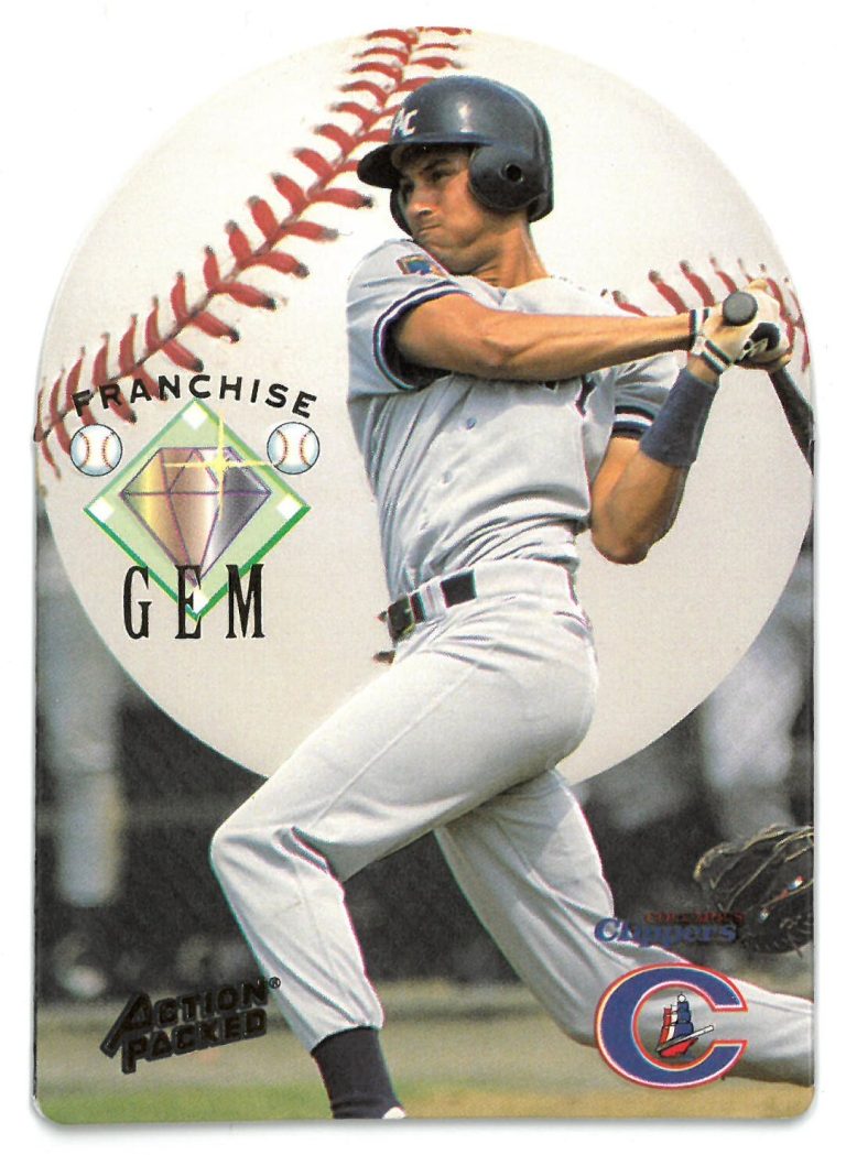 Derek Jeter 1995 Action Packed Franchise Gem Die Cut Rookie Card (RC) #67