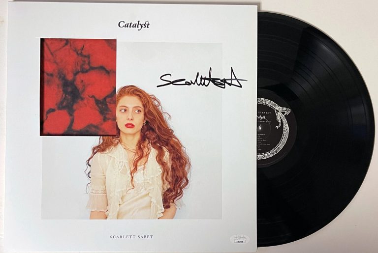 Scarlett Sabet Signed 2019 Catalyst Album Cover/LP/Vinyl/Record – JSA