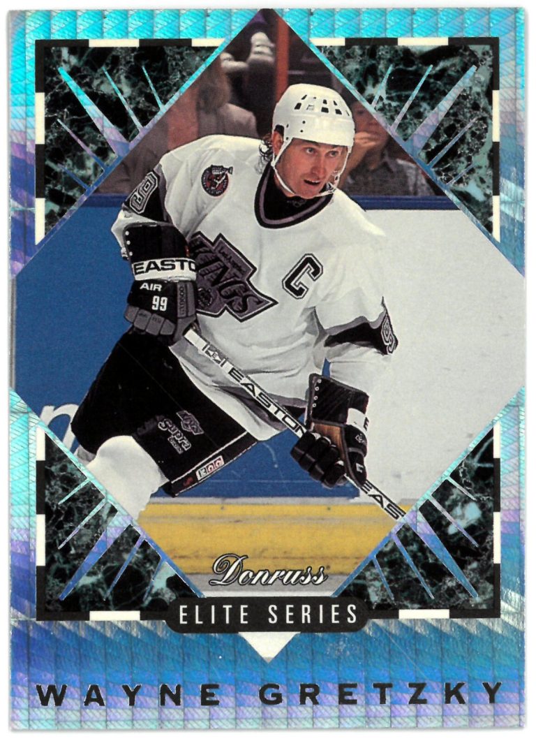 Wayne Gretzky 1993-94 Donruss Leaf Elite Series Hockey Card #10- /10000 LA Kings