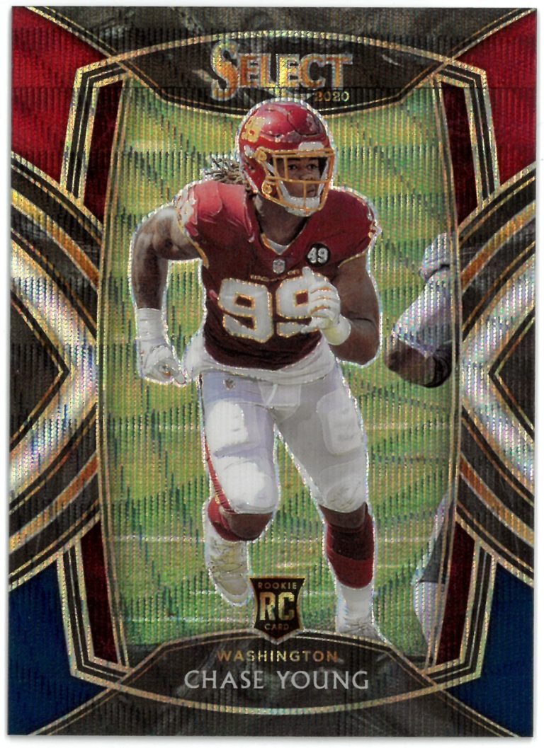 Chase Young 2020 Panini Select Club Level Rookie Card (RC) #264- 96/99