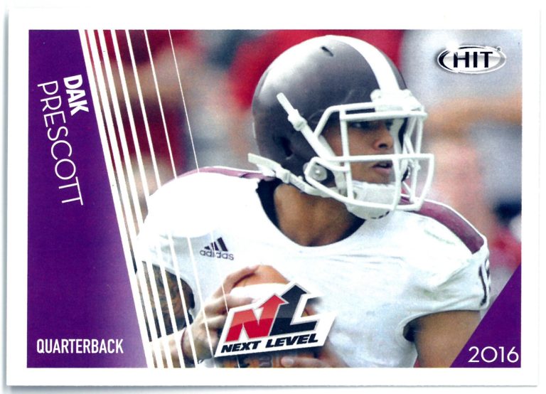 Dak Prescott 2016 Sage Hit Rookie Card (RC) #150 (Mississippi State/Cowboys)