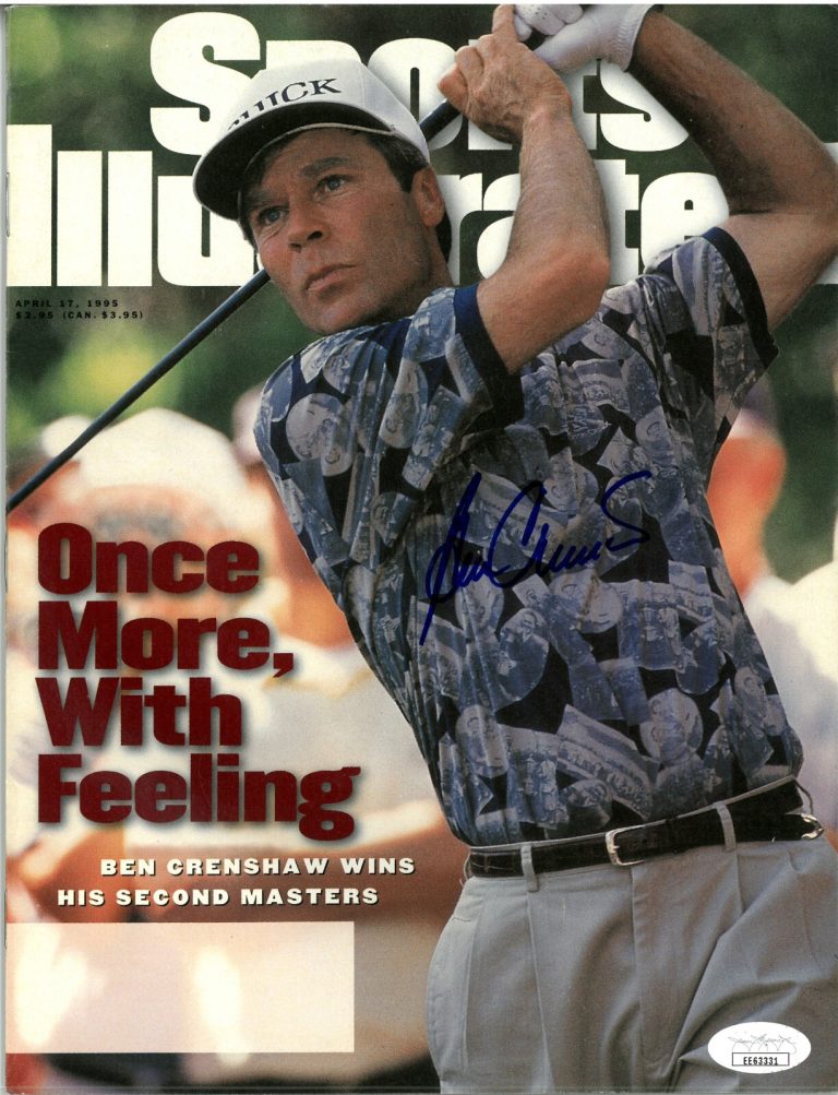 Ben Crenshaw signed Sports Illustrated Full Magazine 4/17/1995- JSA #EE63331