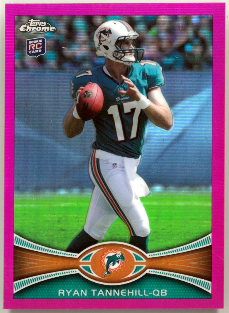 Ryan Tannehill 2012 Topps Chrome Pink Refractor Rookie Card (RC) #109- 006/399