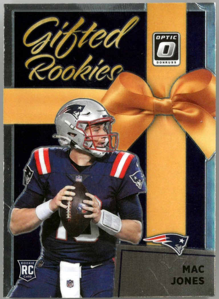 Mac Jones 2021 Donruss Optic Gifted Rookies Card (RC) #GR-6