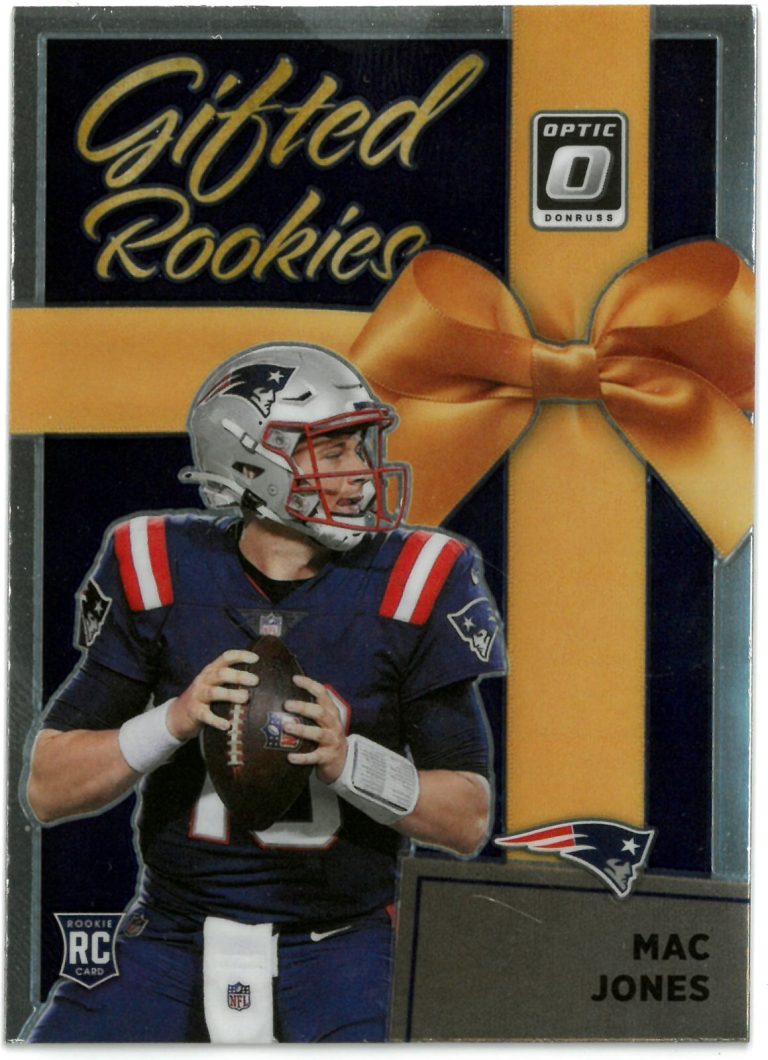 Mac Jones 2021 Donruss Optic Gifted Rookies Card (RC) #GR-6