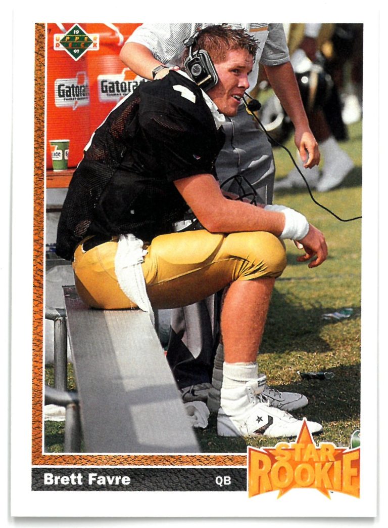 Brett Favre 1991 Upper Deck Star Rookie Card (RC) #13 (Falcons/Packers)
