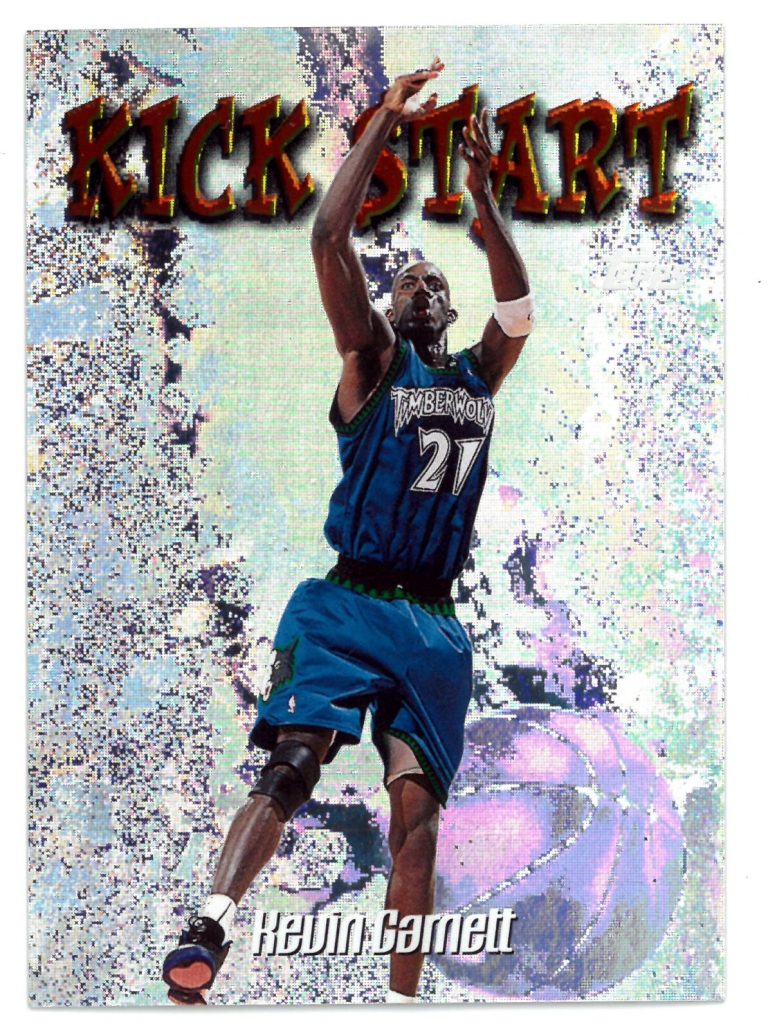 Kevin Garnett 1998-99 Topps Kick Start Foil Insert Card #KS10