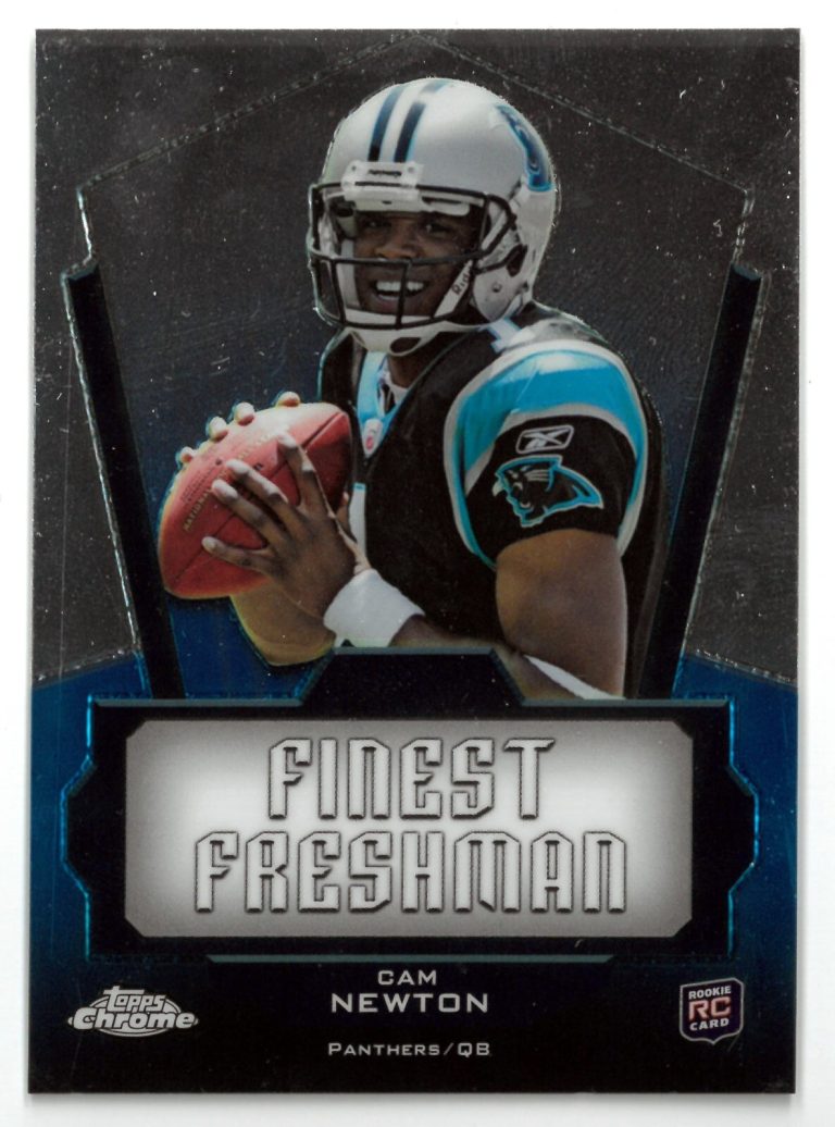 Cam Newton 2011 Topps Chrome Finest Freshman Rookie Card (RC) #FF-CM (Panthers)