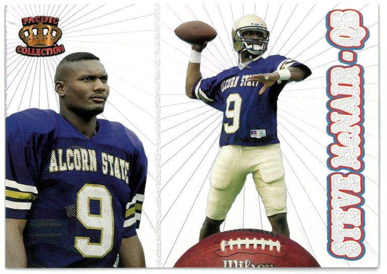 Steve McNair 1995 Pacific Collection Rookie Card (RC) #101 (Oilers/Alcorn St)