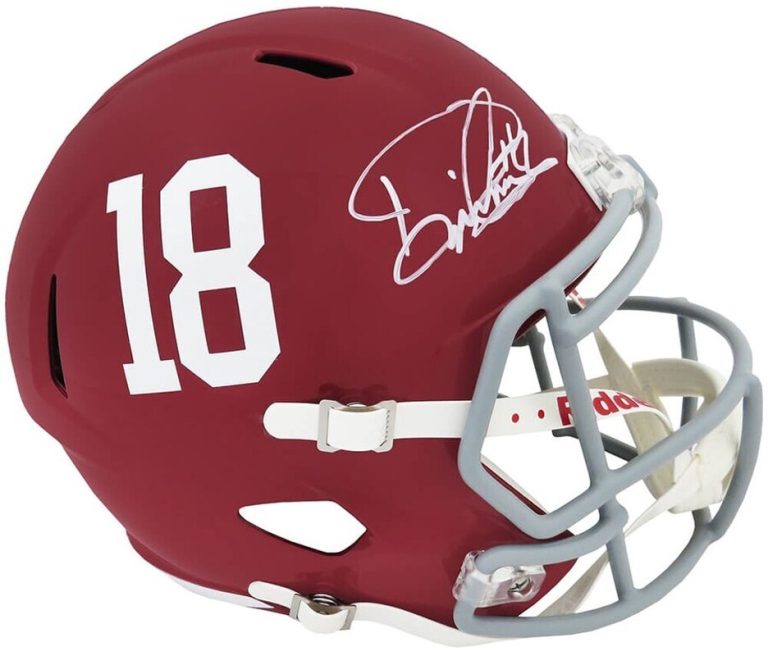 Derrick Henry signed Alabama Crimson Tide Riddell #18 FS Speed Rep Helmet #2-BAS