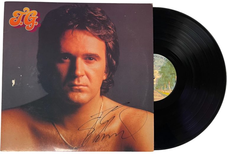 T.G. Sheppard signed 1978 T.G. Warner Bros. Album Cover/LP/Vinyl Record- JSA