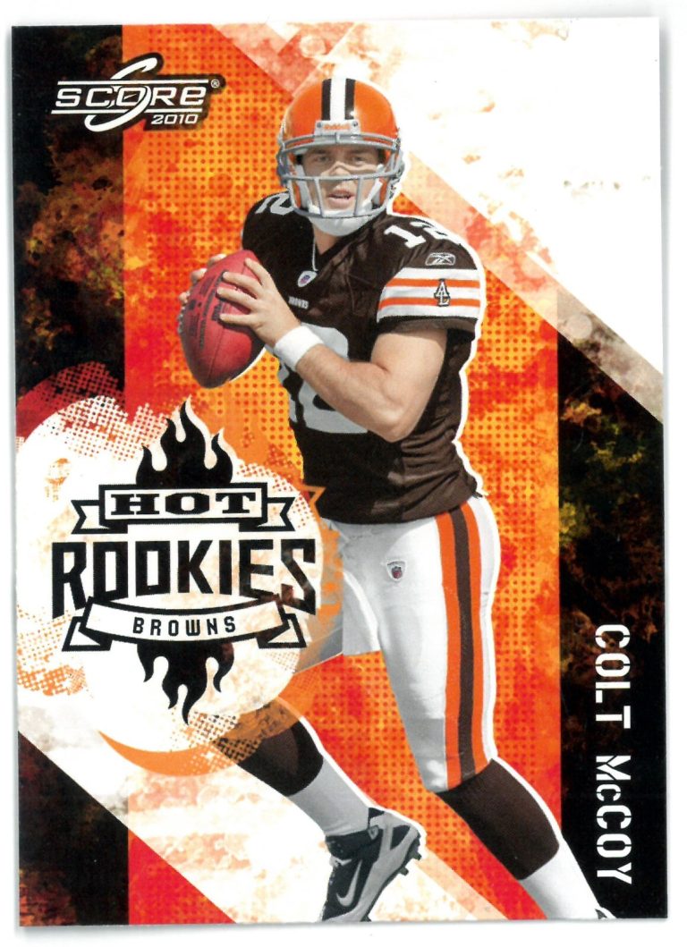 Colt McCoy 2010 Panini Score Hot Rookies Card (RC) #18 (Browns/Texas)