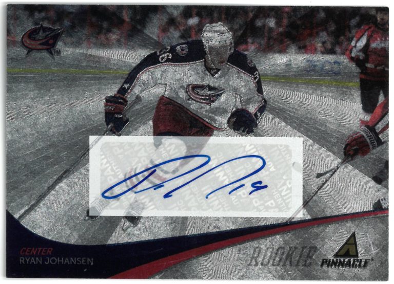 Ryan Johansen signed 2011-12 Panini Pinnacle NHL Rookie Auto Card (RC) #288