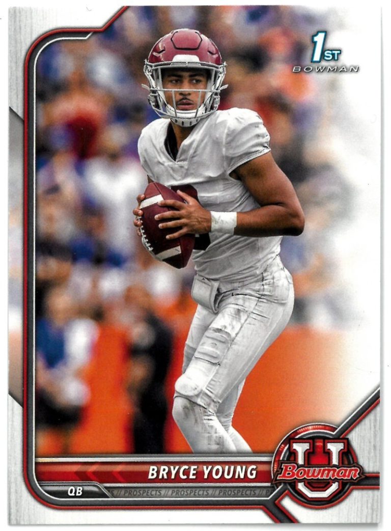 Bryce Young 2022 Bowman U Rookie Card (RC) #4 -1st PK-(Alabama/Heisman/Panthers)