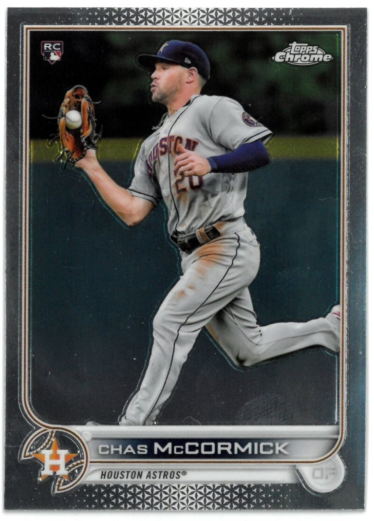 Chas McCormick 2022 Topps Chrome Rookie Card (RC) #43 (Houston Astros)