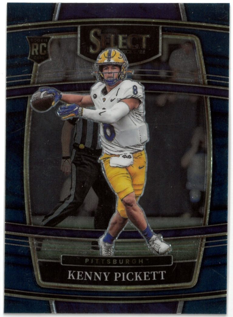 Kenny Pickett 2022 Panini Select Draft Picks Concourse Blue Rookie Card (RC) #23