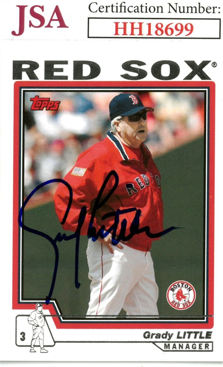Grady Little signed 2003 Topps Baseball On Card Auto #271- JSA #HH18699