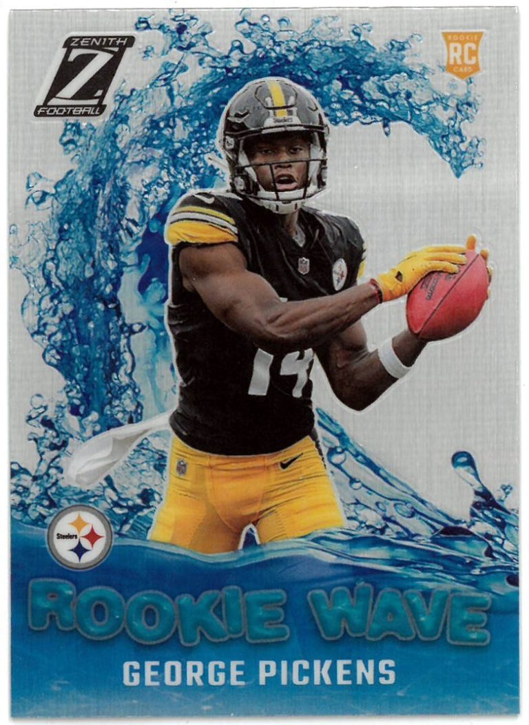George Pickens 2022 Panini Zenith Rookie Wave Card (RC) #RW-GP (Steelers)