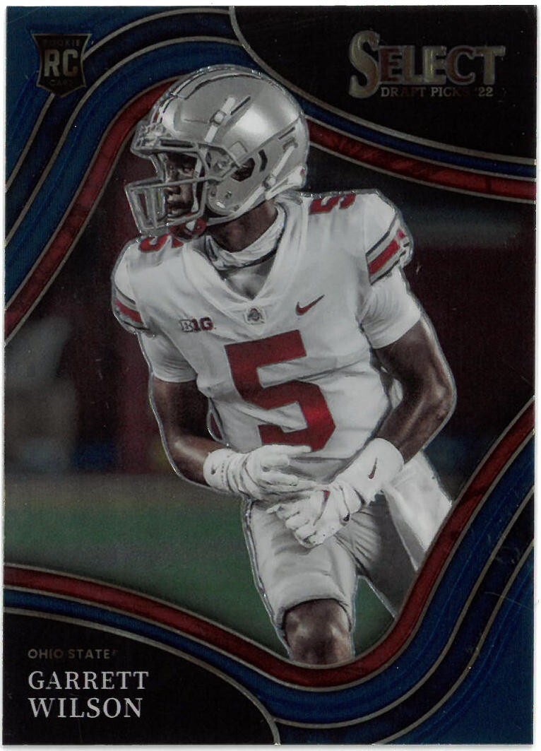 Garrett Wilson 2022 Panini Select Draft Picks Rookie Card (RC) Field Level #104