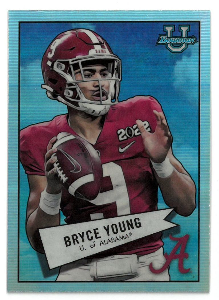 Bryce Young 2022 Bowman U Chrome 1952 Retro Refractor Rookie Card (RC) #52BF-1