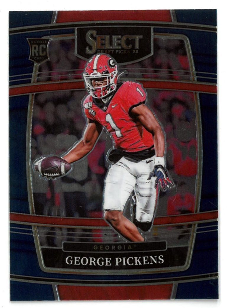 George Pickens 2022 Panini Select Draft Picks Card (RC) #94 (Georgia/Steelers)