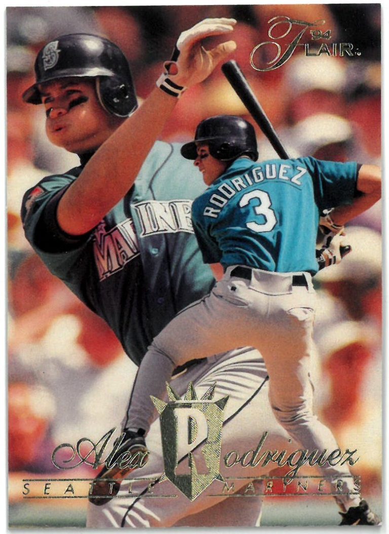 Alex Rodriguez 1994 Flair Rookie Card (RC) #340 (Seattle Mariners)