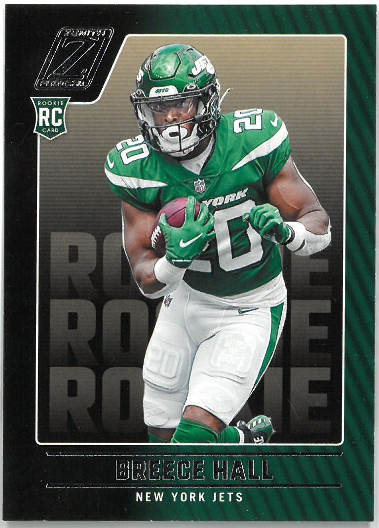 Breece Hall 2022 Panini Zenith Football Rookie Card (RC) #114 (New York Jets)