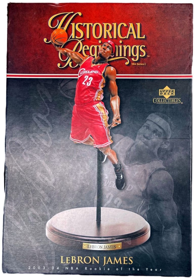 Lebron James 2003-04 NBA ROY Historical Beginnings Upper Deck Statue/Figurine MT