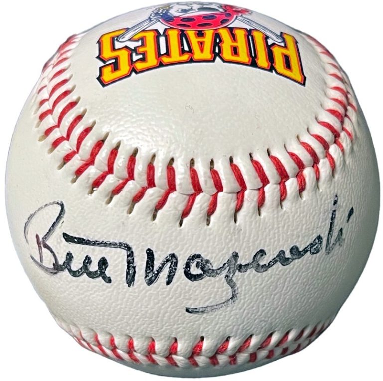 Bill Mazeroski signed Pittsburgh Pirates MLB Logo Baseball- COA (Hall of Fame)