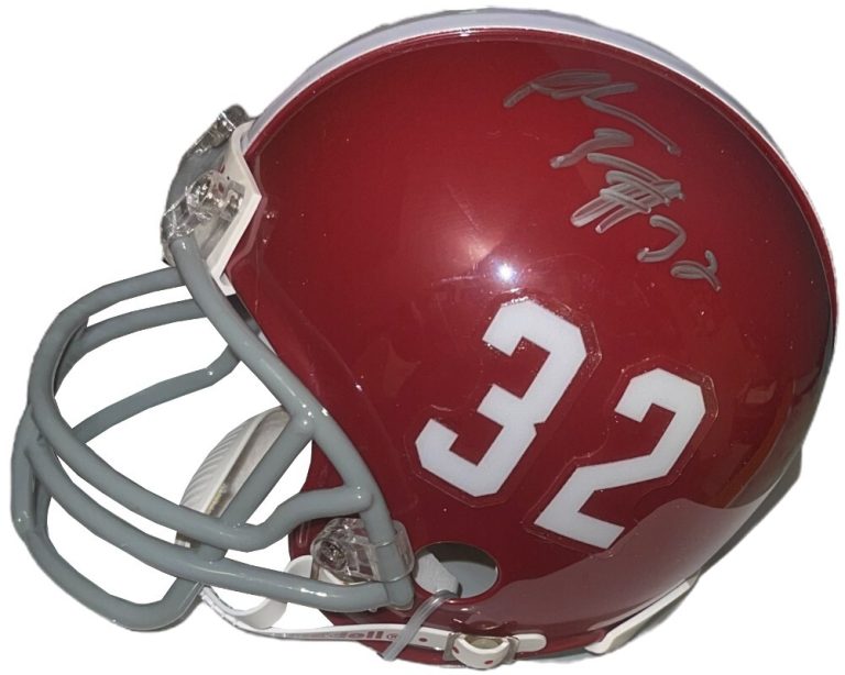 Rashaan Evans signed Alabama Crimson Tide Riddell Speed #32 Mini Helmet– COA