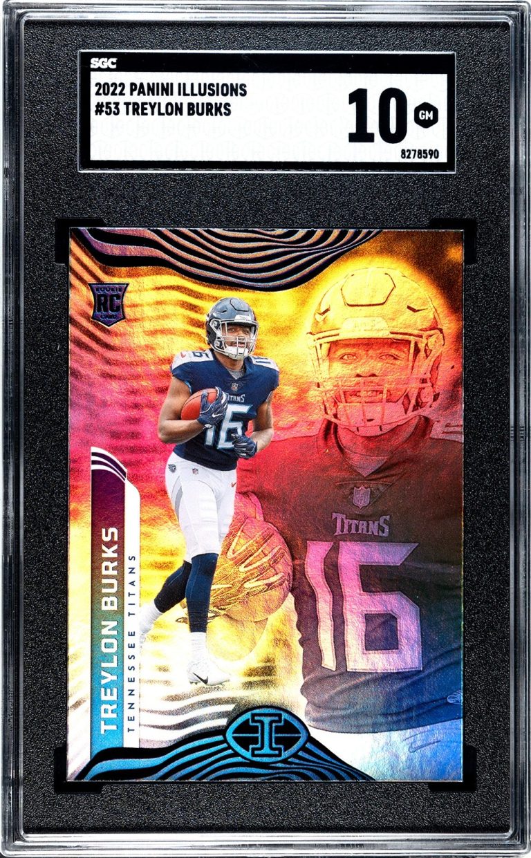 Treylon Burks 2022 Panini Illusions Rookie Card (RC) #53- SGC Graded 10 Gem Mint
