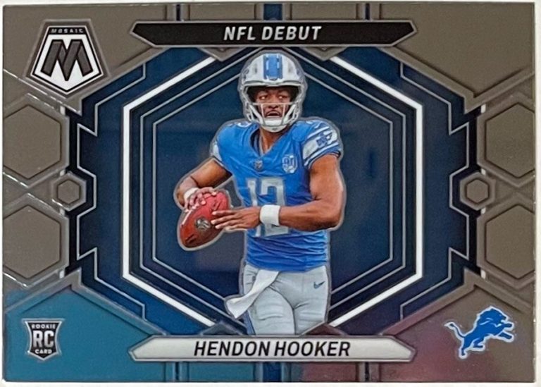 Hendon Hooker 2023 Panini Mosaic Silver NFL Debut Rookie Card (RC) #ND-1