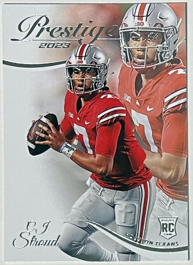 CJ/C.J. Stroud 2023 Panini Prestige Rookie Card (RC) #314 (Ohio State/Texans)
