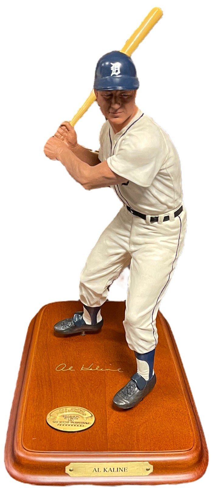 Al Kaline Detroit Tigers MLB All Star 8” Figurine/Sculpture- Danbury Mint COO
