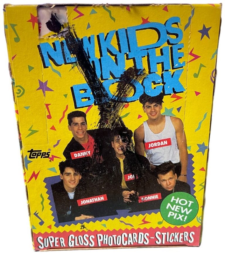 1989 Topps New Kids On The Block Trading Cards Box- Full/Unopened 36 Packs– NEW