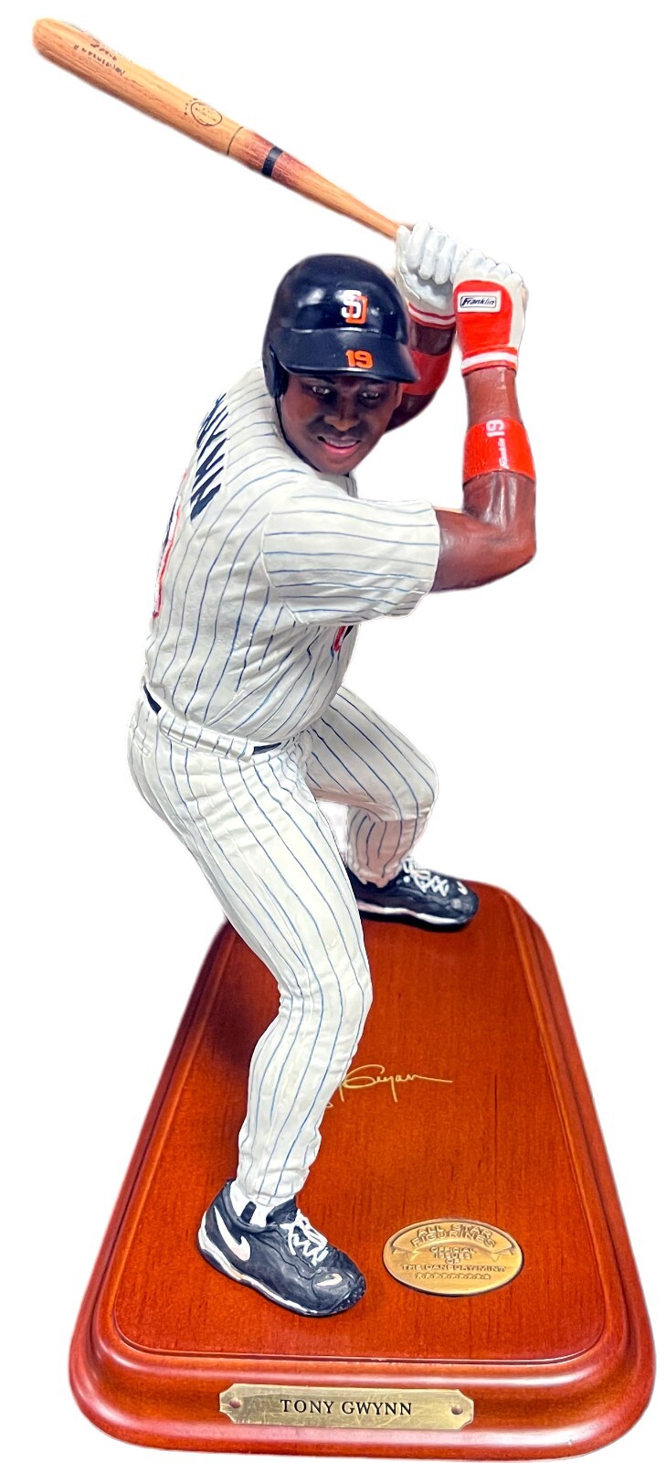Tony Gwynn San Diego Padres MLB All Star 9” Figurine/Sculpture- Danbury Mint COO