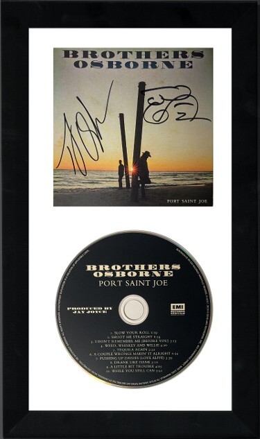 Brothers Osborne signed 2018 Port Saint Joe Booklet Cover w/ CD/Case- 2 sig- COA