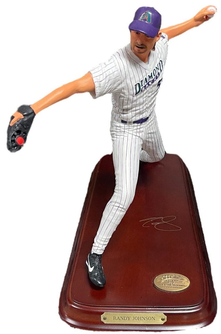 Randy Johnson Diamondbacks MLB 9” Figurine/Sculpture- Danbury Mint COO -PRISTINE