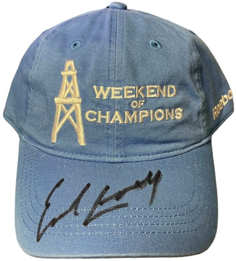 Earl Campbell signed Houston Oilers Vintage Weekend Of Champions Reebok Cap- JSA