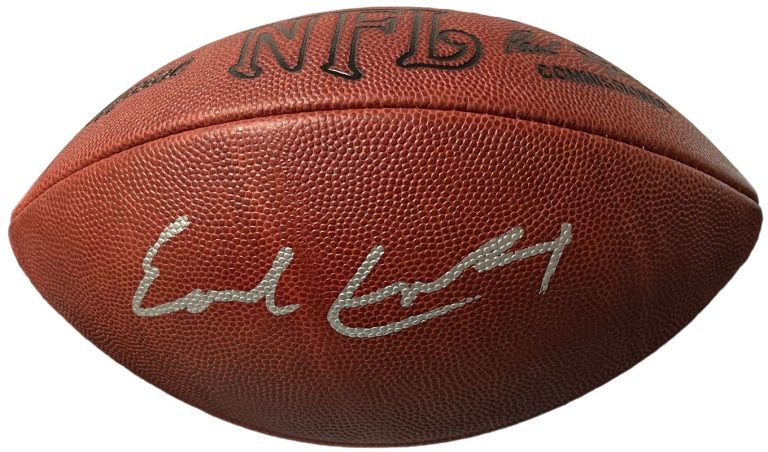 Earl Campbell signed Official Wilson NFL Tagliabue Football- JSA Witnessed