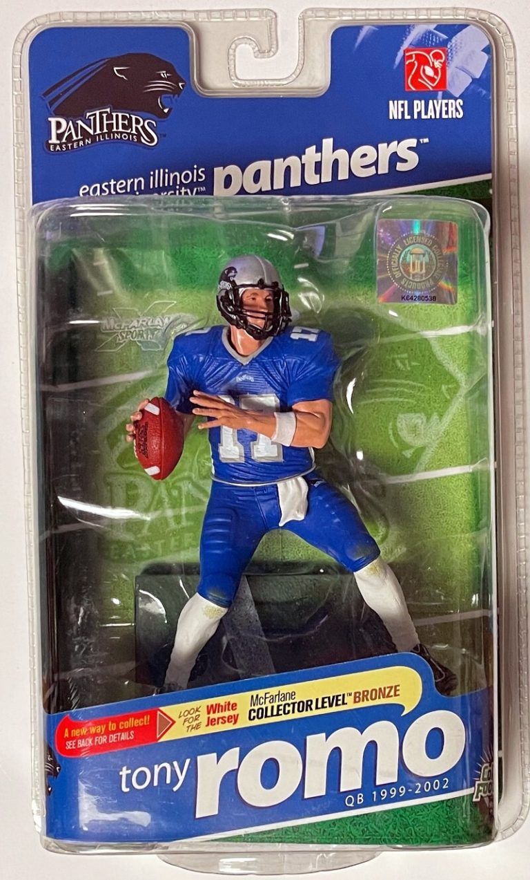 Tony Romo NCAA Eastern Illinois Panthers 2010 Mcfarlane Toys Action Figure/S 2