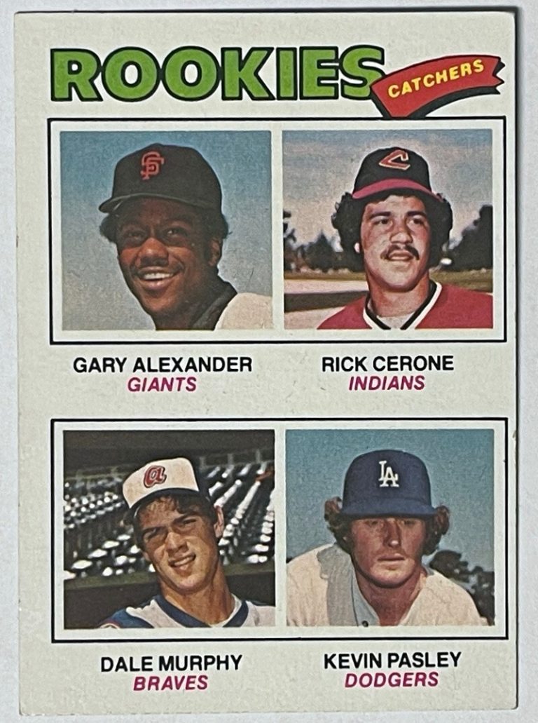 1977 Topps Rookies Catchers Card #476- Dale Murphy Rookie Card (RC)