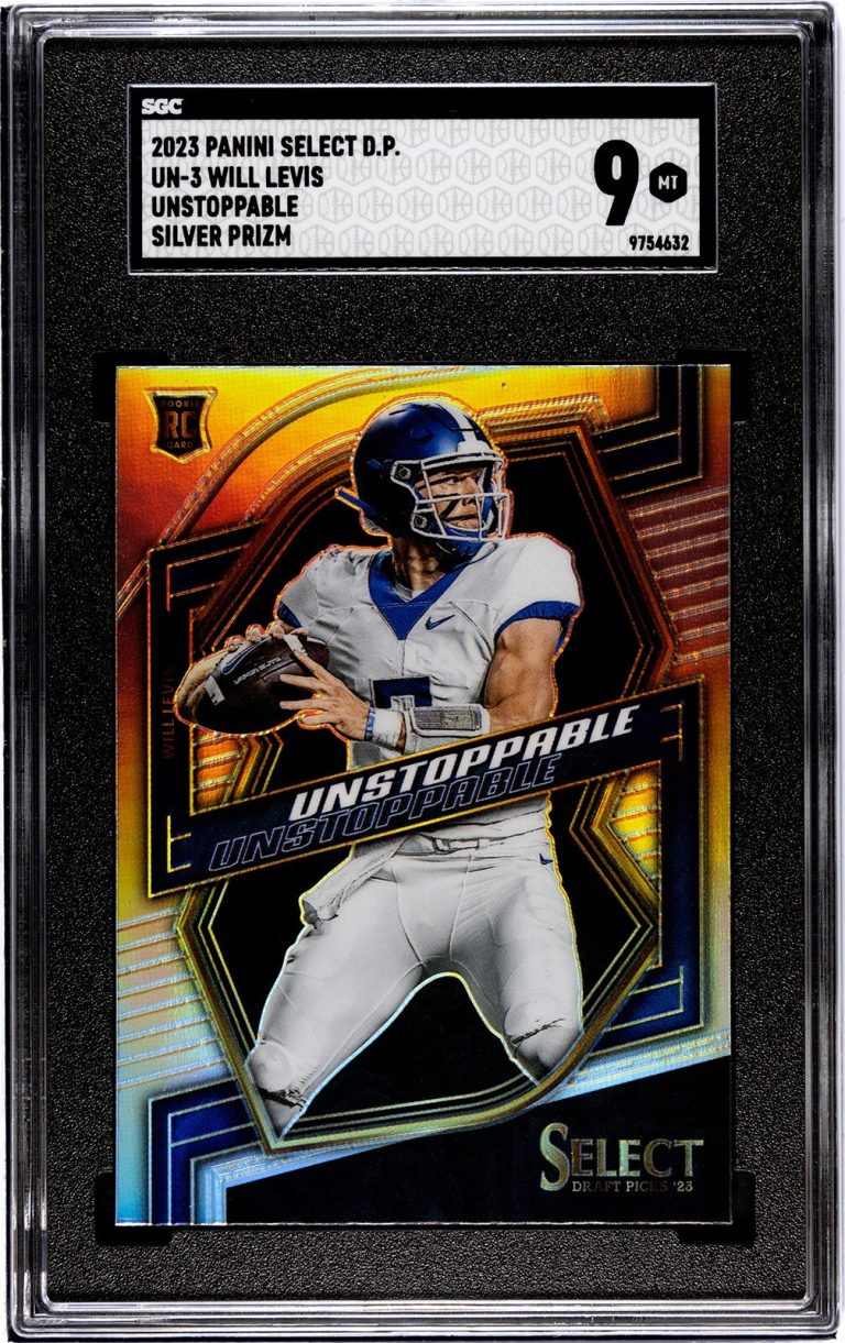 Will Levis 2023 Panini Select DP Unstoppable Silver RC #UN-3- SGC Graded 9 MT