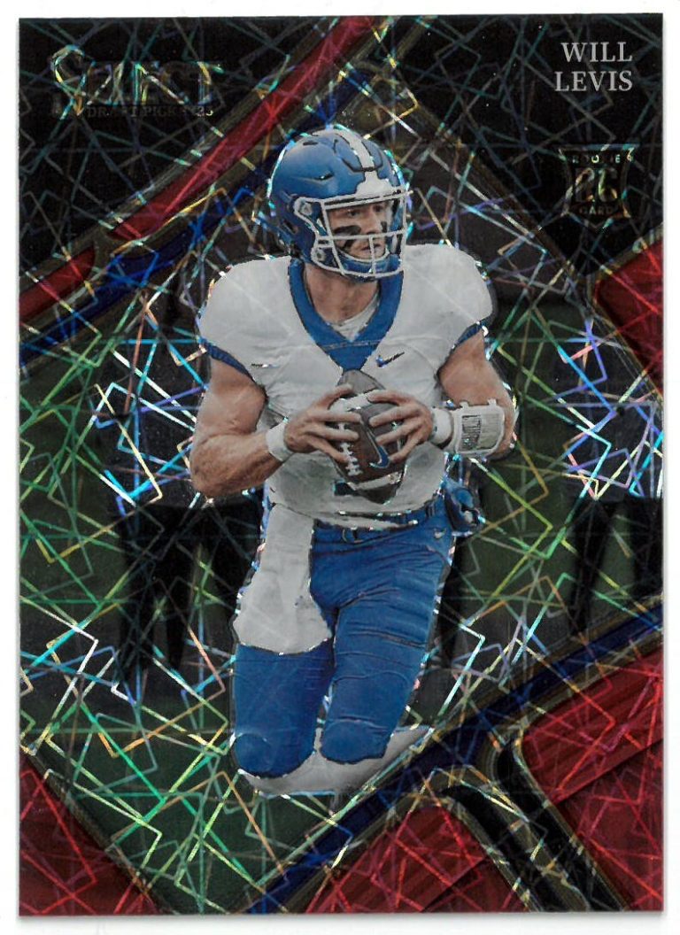 Will Levis 2023 Panini Select Draft Picks Red Laser Rookie Card (RC) #103