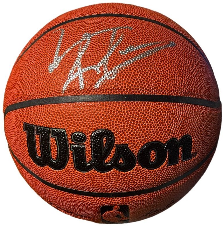 Dennis Rodman signed Wilson NBA Authentic Series I/O Basketball- Beckett Witness