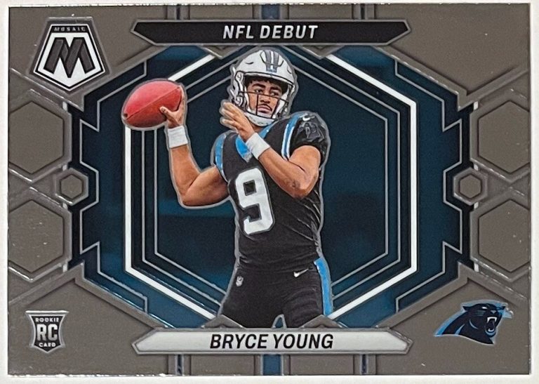 Bryce Young 2023 Panini Mosiac NFL Debut Rookie Card (RC) #ND-2 (Panthers/Alabam