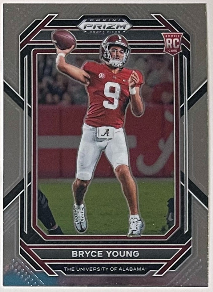 Bryce Young 2023 Panini Prizm Draft Picks Rookie Card (RC) #101-Alabama/Panthers