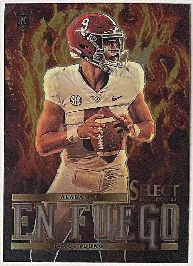 Bryce Young 2023 Panini Select Draft Picks En Fuego Rookie Card (RC) #EF-BY